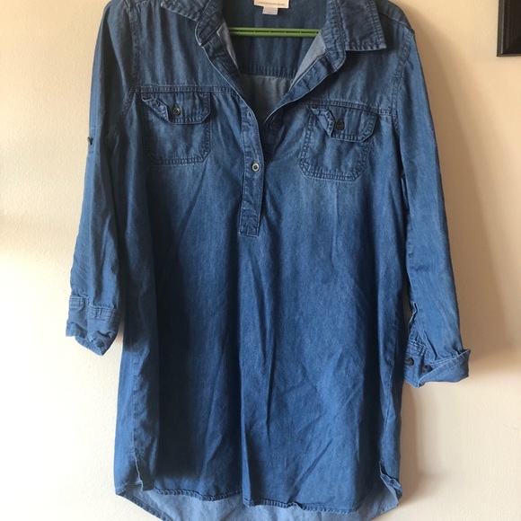 🎁3/$30 Canon River Blues Jean Tunic - Picture 3 of 6